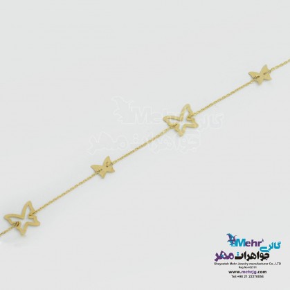 Golden Anklet - Butterfly Design-MA0164